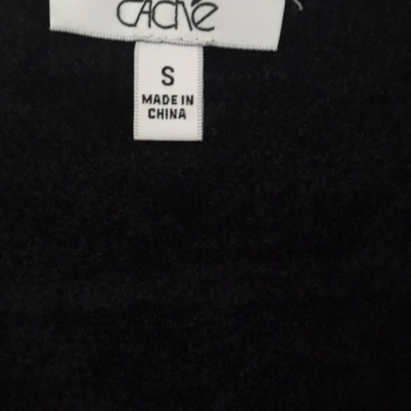 Cache Black Stretch Terry Hoodie - Size Small NWOT - Picture 2 of 3